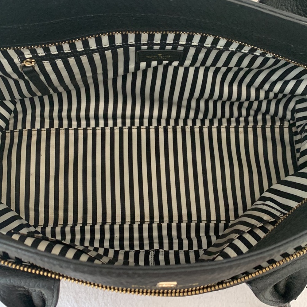 Kate Spade New York Black Leather Shoulder Bag - Picture 6 of 10